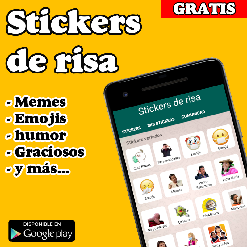 Stickers de Risa y humor con memes WAStickerApps para Whatsapp